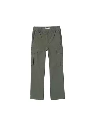 NAME IT | Pantalon cargo garçon coupe droite NKNROME | olive